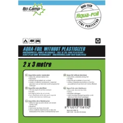 Grondzeil Bo-Camp Aqua-Folie Zwart (2 X 3 M)