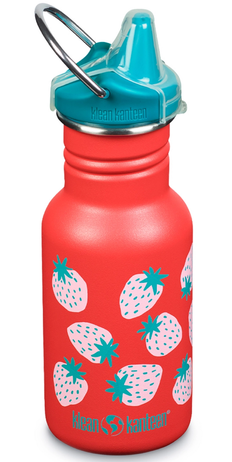 Reisfles Klean Kanteen Kids Classic Narrow Coral Strawberries 355 Ml 3 Reisfles Klean Kanteen Kids Classic Narrow Coral Strawberries 355 Ml