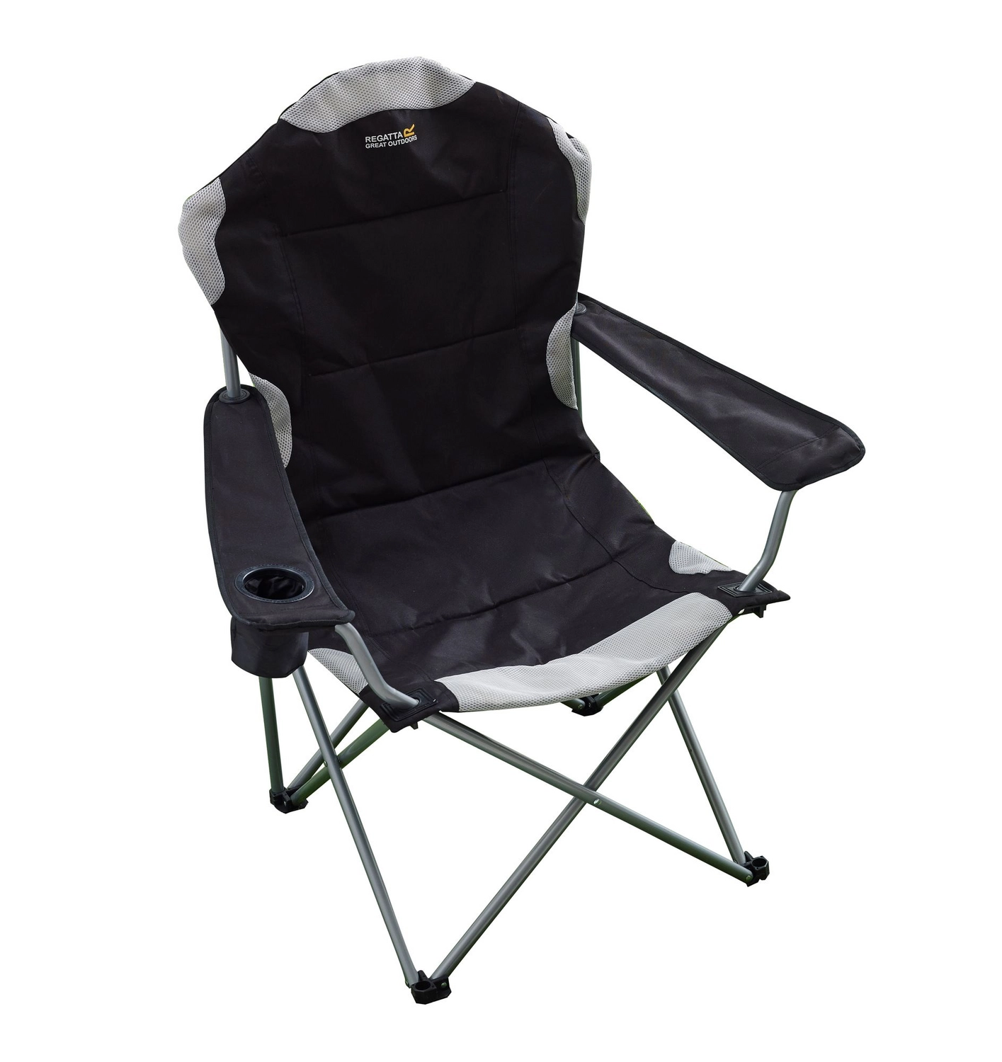 Campingstoel Regatta Kruza Chair Black Sealgrey 3 Campingstoel Regatta Kruza Chair Black Sealgrey