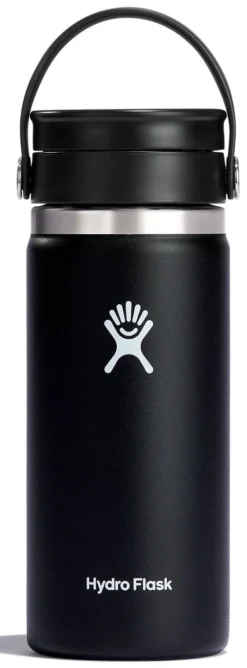 Thermosfles Hydro Flask Wide Mouth Flex Sip Lid Black 473 Ml