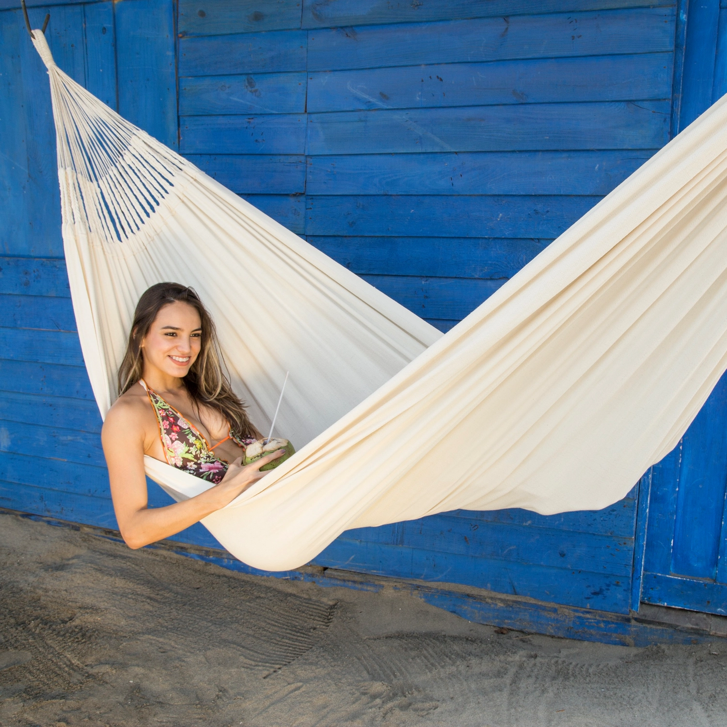 Hangmat Tropilex Single Classic White 4 Hangmat Tropilex Single Classic White - Afbeelding 2