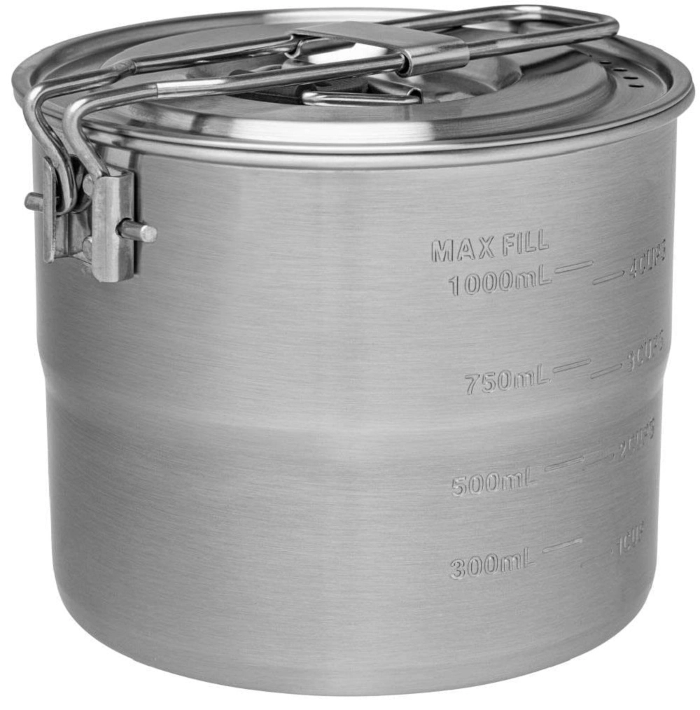 Campingset Stanley The Stainless Steel Cook Set For Two Stainless Steel 1L (6-Delig) 4 Campingset Stanley The Stainless Steel Cook Set For Two Stainless Steel 1L (6-Delig) - Afbeelding 2