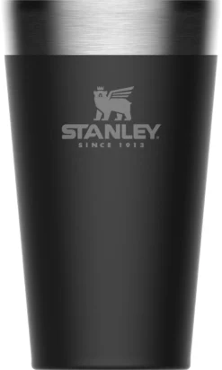 Thermosbeker Stanley Adventure Stacking Vacuum Pint Matte Black 0,47L -MSR Winkel 2 Adventure Stacking Vacuum Pint 0.47L Matte Black Front