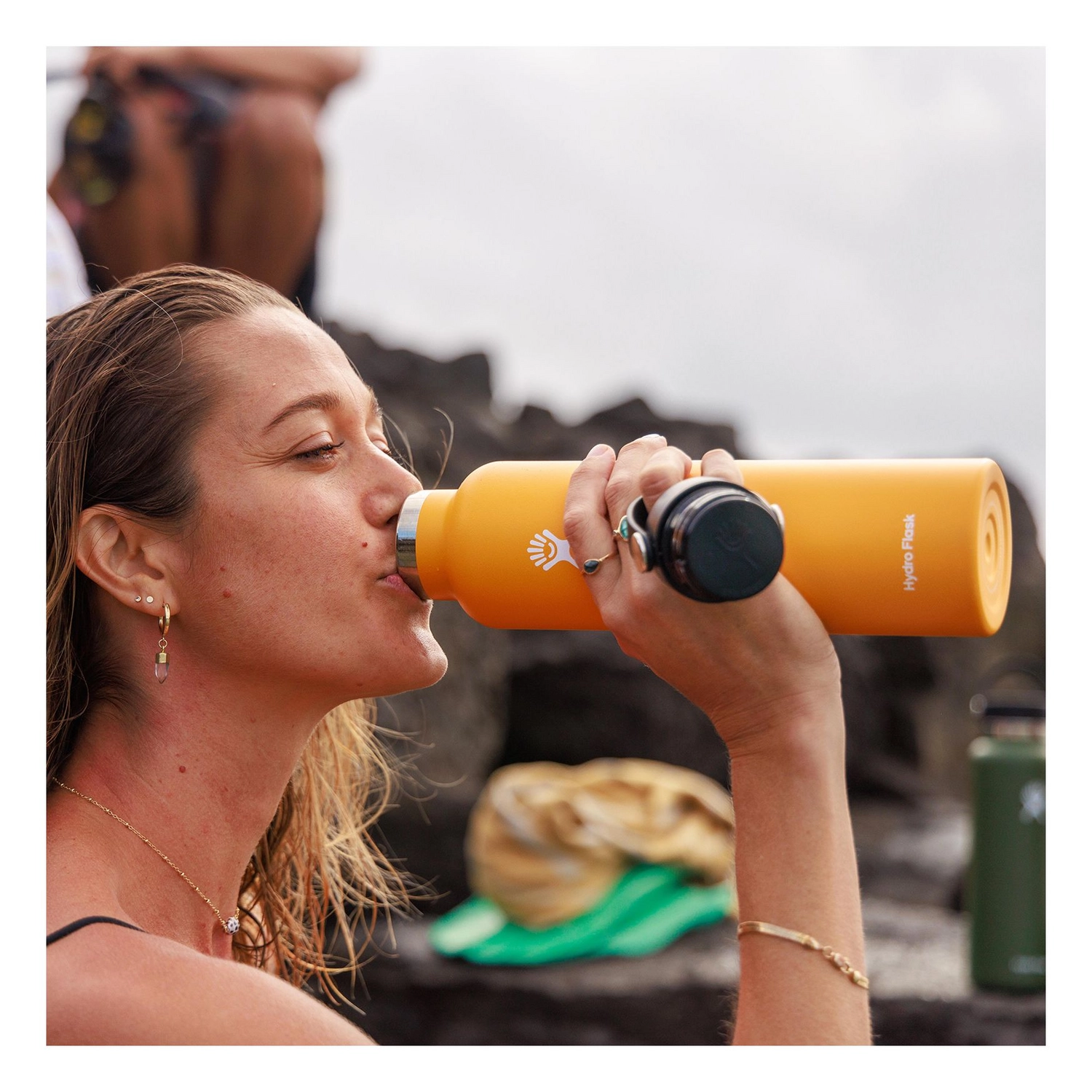 Thermosfles Hydro Flask Standard Mouth Flex Cap White 709 Ml 4 Thermosfles Hydro Flask Standard Mouth Flex Cap White 709 Ml - Afbeelding 2