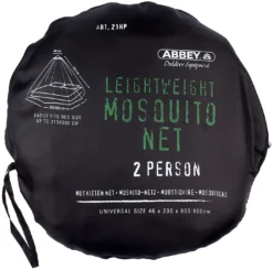 Klamboe Abbey Camp Lichtgewicht 2-Persoons Wit -MSR Winkel 21HP verpakking