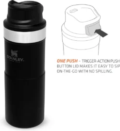 Thermosbeker Stanley The Trigger Action Travel Mug Matte Black Pebble 0,35L -MSR Winkel 3 1096x1200 1