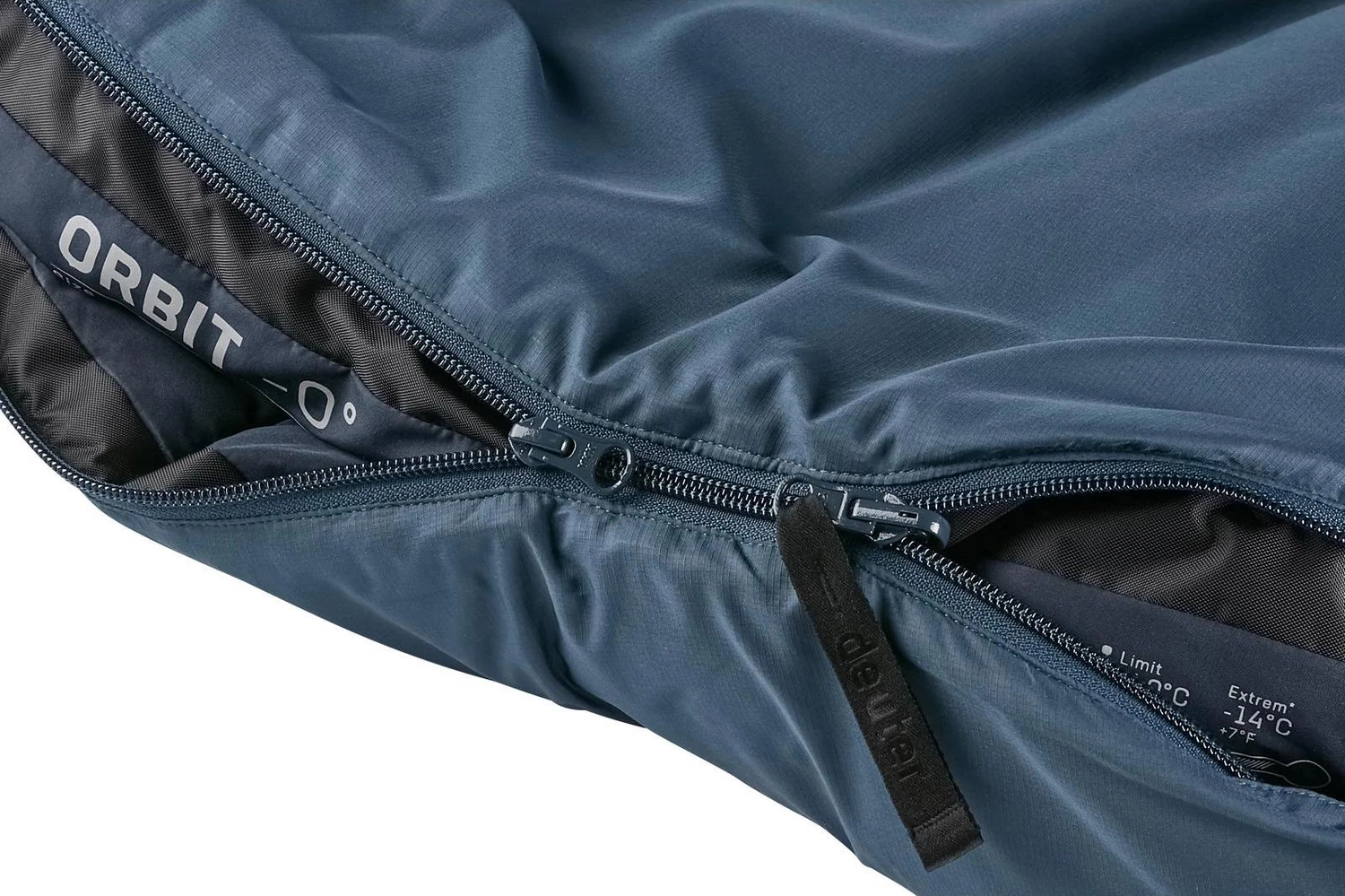Slaapzak Deuter Orbit 0G Zip Right Regular Arctic Ink 5 Slaapzak Deuter Orbit 0G Zip Right Regular Arctic Ink - Afbeelding 3