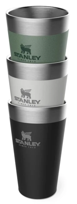 Thermosbeker Stanley Adventure Stacking Vacuum Pint Matte Black 0,47L -MSR Winkel 3 Adventure Stacking Vacuum Pints