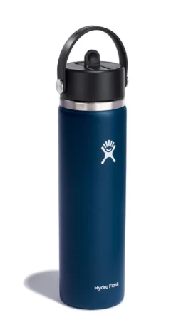Thermosfles Hydro Flask Wide Mouth Flex Straw Cap Indigo 709 Ml 10 Thermosfles Hydro Flask Wide Mouth Flex Straw Cap Indigo 709 Ml -MSR Winkel 3 w24bfs464 indigo angled