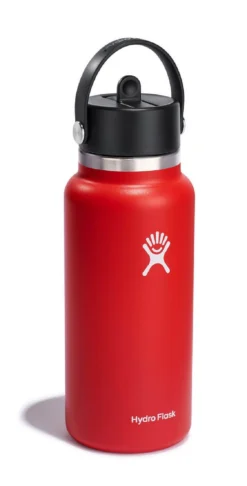 Thermosfles Hydro Flask Wide Mouth Flex Straw Cap Goji 946 Ml 10 Thermosfles Hydro Flask Wide Mouth Flex Straw Cap Goji 946 Ml -MSR Winkel 3 w32bfs612 goji angled