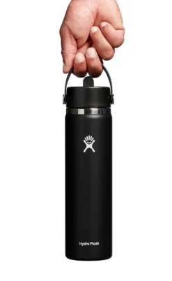 Thermosfles Hydro Flask Wide Mouth Flex Straw Cap Black 709 Ml -MSR Winkel 4 w24bfs001 black hb 1