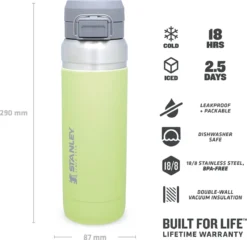 Thermosbeker Stanley The Quick Flip Citron 1,06L -MSR Winkel 5 6939236411202 1