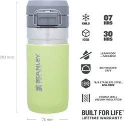 Thermosbeker Stanley The Quick Flip Citron 0,47L -MSR Winkel 5 6939236411288 1