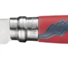 Vouwmes Opinel Outdoor Junior N°07 RVS Virobloc Fluit Rood