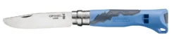 Vouwmes Opinel Outdoor Junior N°07 RVS Virobloc Fluit Blauw