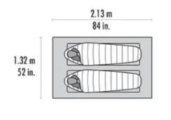 Tent MSR Thru-Hiker Mesh House 2 V2 Rood -MSR Winkel 7 10823 msr mesh house 2 floor plan1