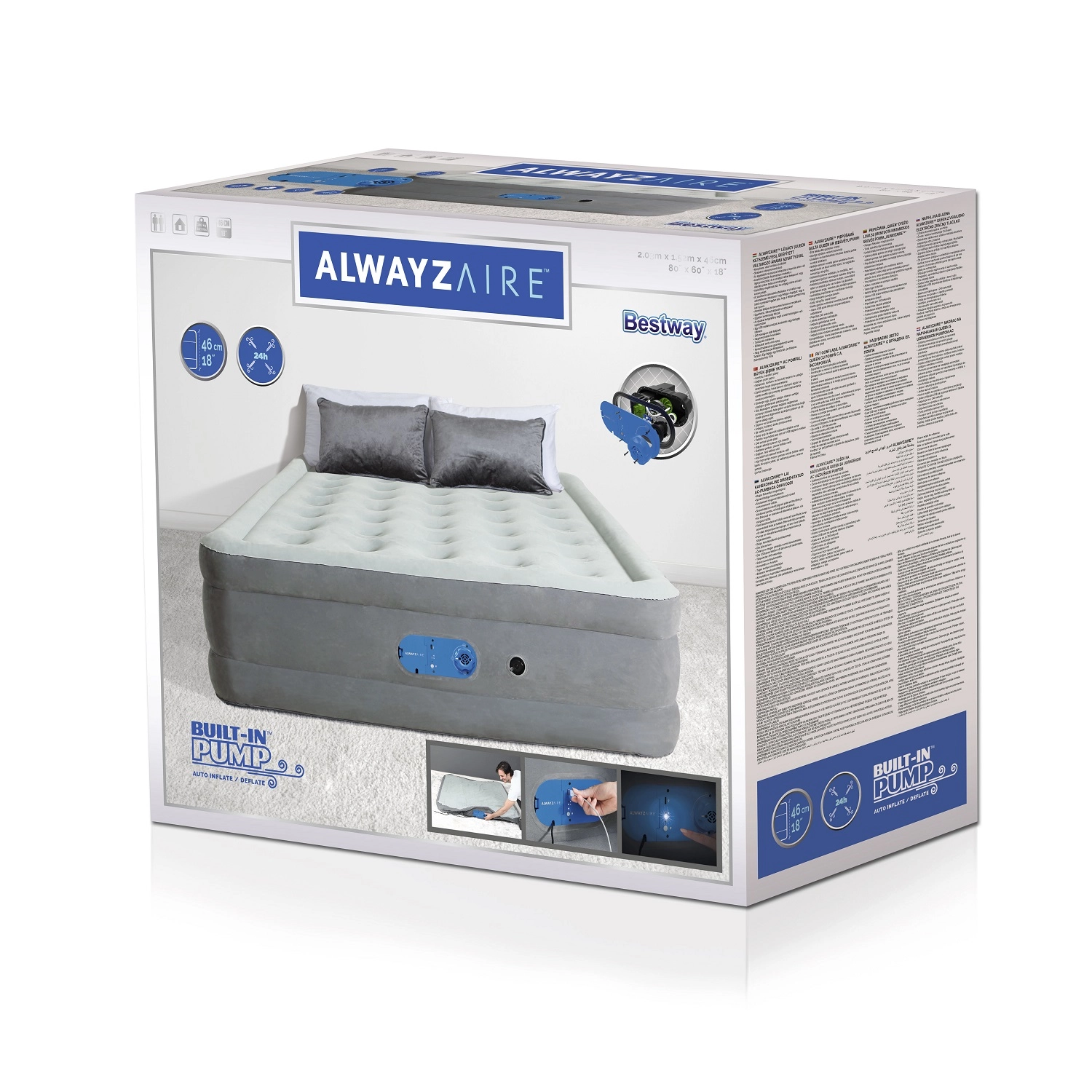 Luchtbed Bestway Alwayzaire Queen 10 Luchtbed Bestway Alwayzaire Queen - Afbeelding 8