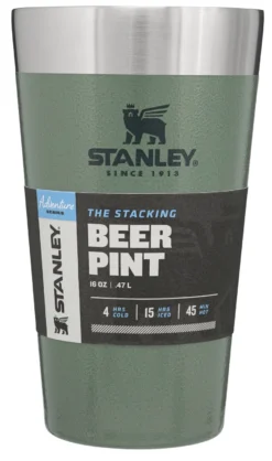 Reisbeker Stanley Adventure Stacking Vacuum Pint Hammertone Green 0,47L 12 Reisbeker Stanley Adventure Stacking Vacuum Pint Hammertone Green 0,47L -MSR Winkel Large JPG Adventure20Stacking20Beer20Pint2016oz20Hammertone20Green 4