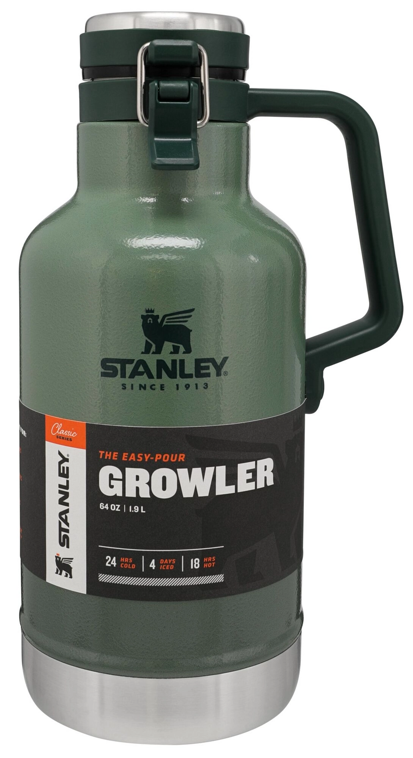 Thermosfles Stanley Classic Beer Growler Hammertone Green 1,9L 5 Thermosfles Stanley Classic Beer Growler Hammertone Green 1,9L - Afbeelding 3