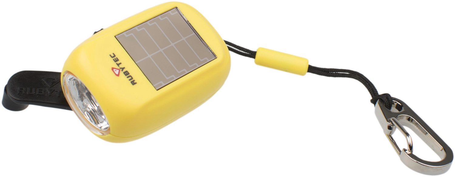 Zaklamp Rubytec Kao Clip Yellow 3 Zaklamp Rubytec Kao Clip Yellow