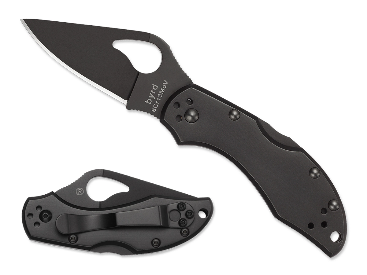 Vouwmes Spyderco Robin2 Black Blade 3 Vouwmes Spyderco Robin2 Black Blade