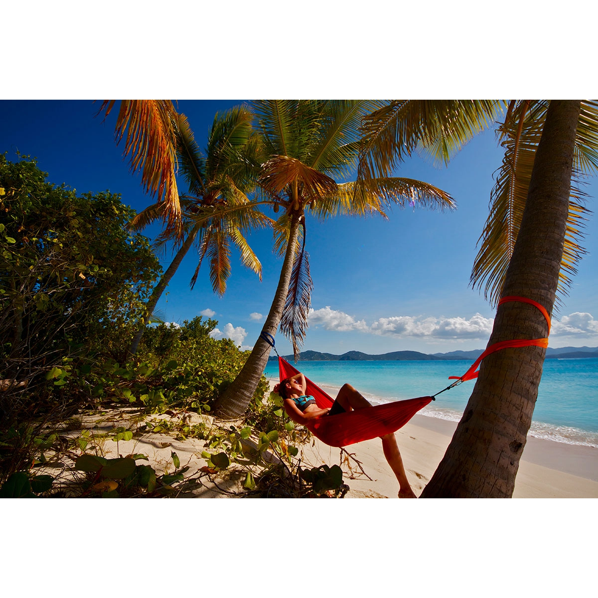 Hangmat Eno SingleNest Red Charcoal 5 Hangmat Eno SingleNest Red Charcoal - Afbeelding 3