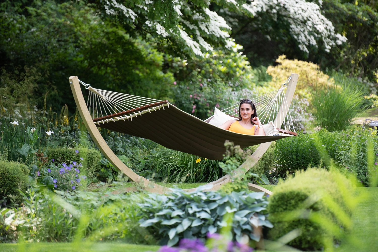 Hangmat Tropilex Double American Brown 8 Hangmat Tropilex Double American Brown - Afbeelding 6