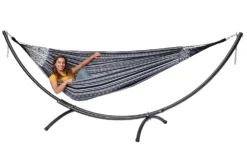 Hangmat Tropilex Double Comfort Black White -MSR Winkel hammock comfort black white 54