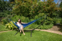 Hangmat Tropilex Single Plain Blue -MSR Winkel hammock plain blue 121