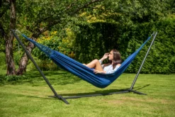 Hangmat Tropilex Single Plain Blue -MSR Winkel hammock plain blue 212