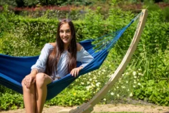 Hangmat Tropilex Single Plain Blue -MSR Winkel hammock plain blue 231