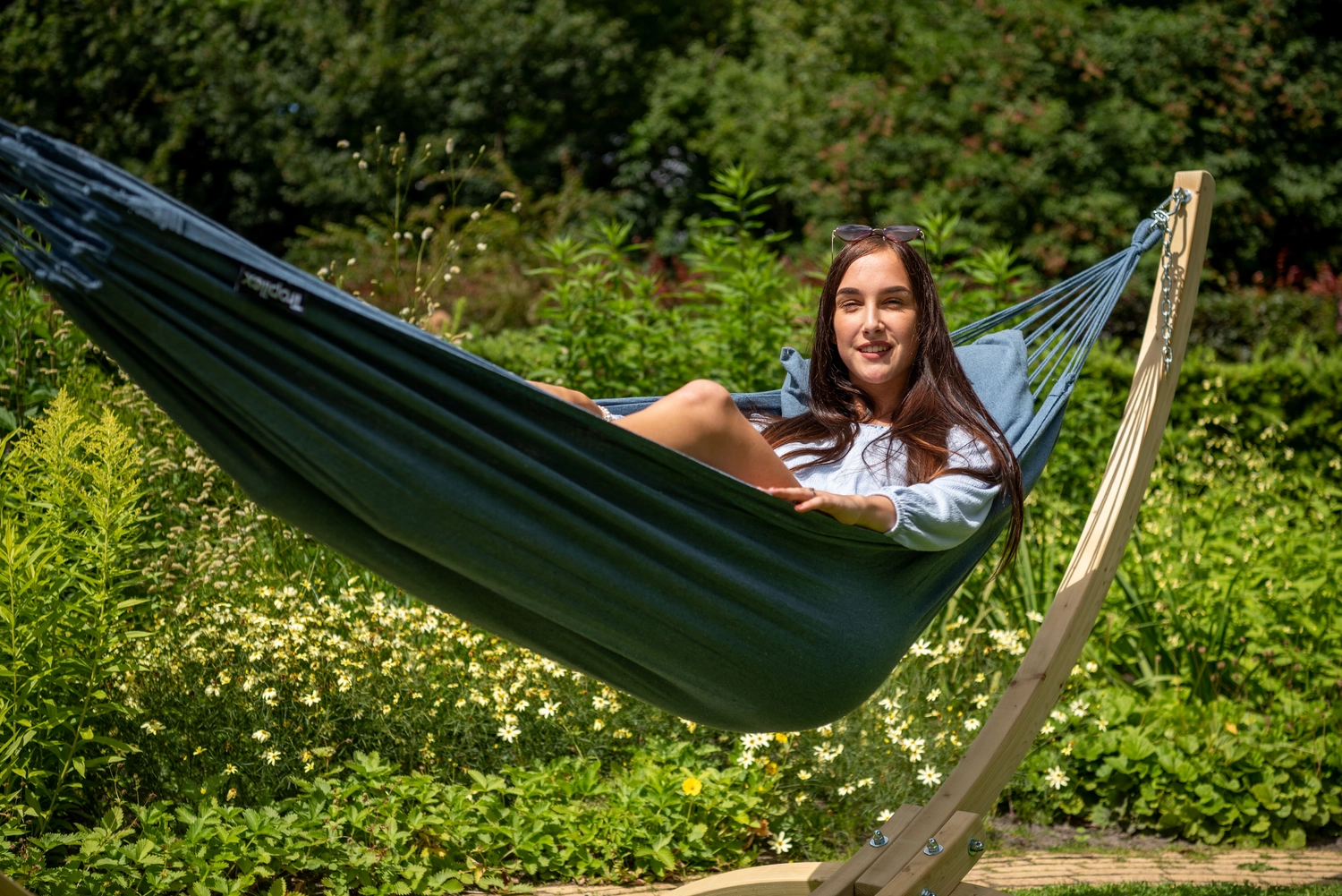 Hangmat Tropilex Single Plain Jeans 8 Hangmat Tropilex Single Plain Jeans - Afbeelding 6