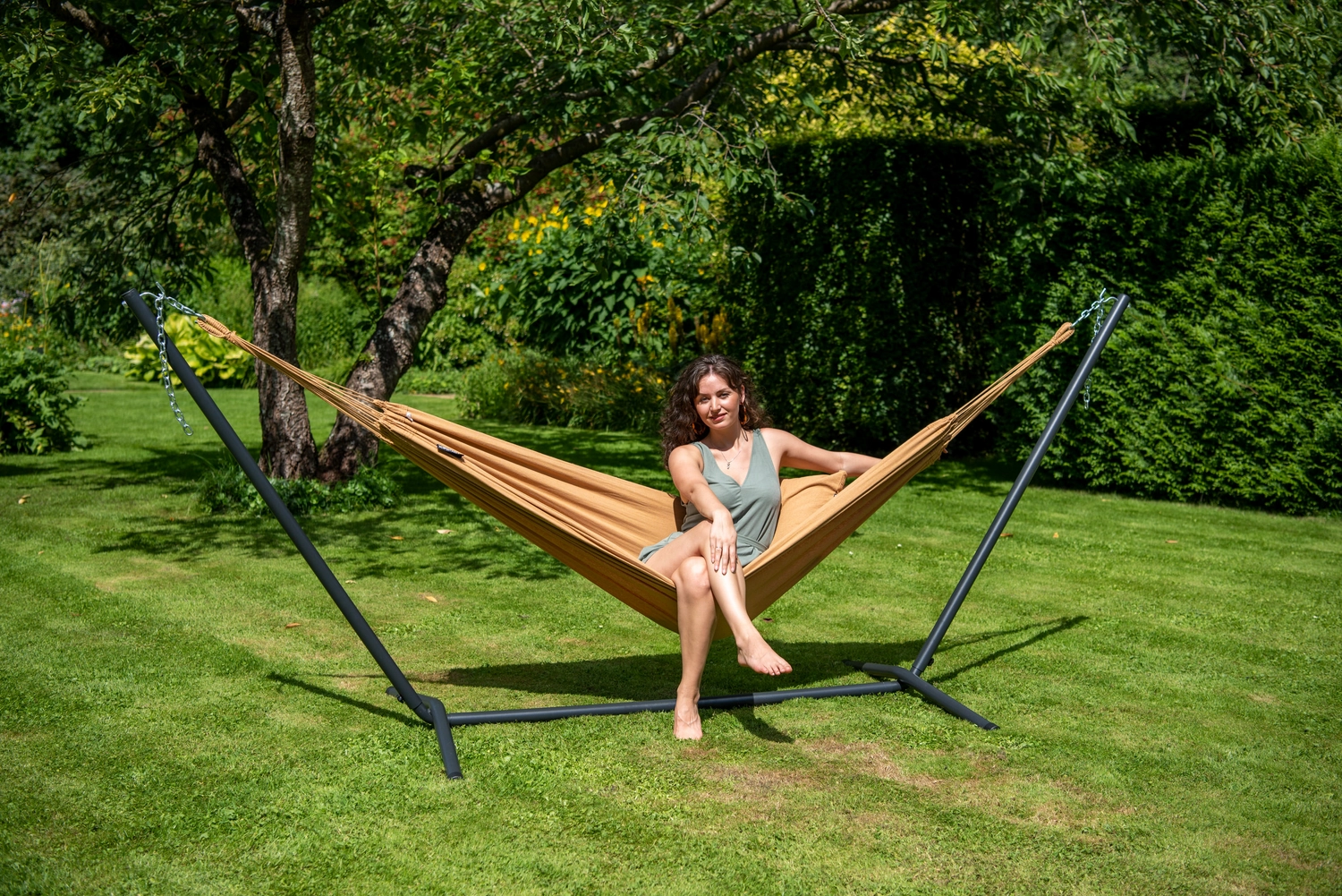 Hangmat Tropilex Single Plain Mocca 8 Hangmat Tropilex Single Plain Mocca - Afbeelding 6