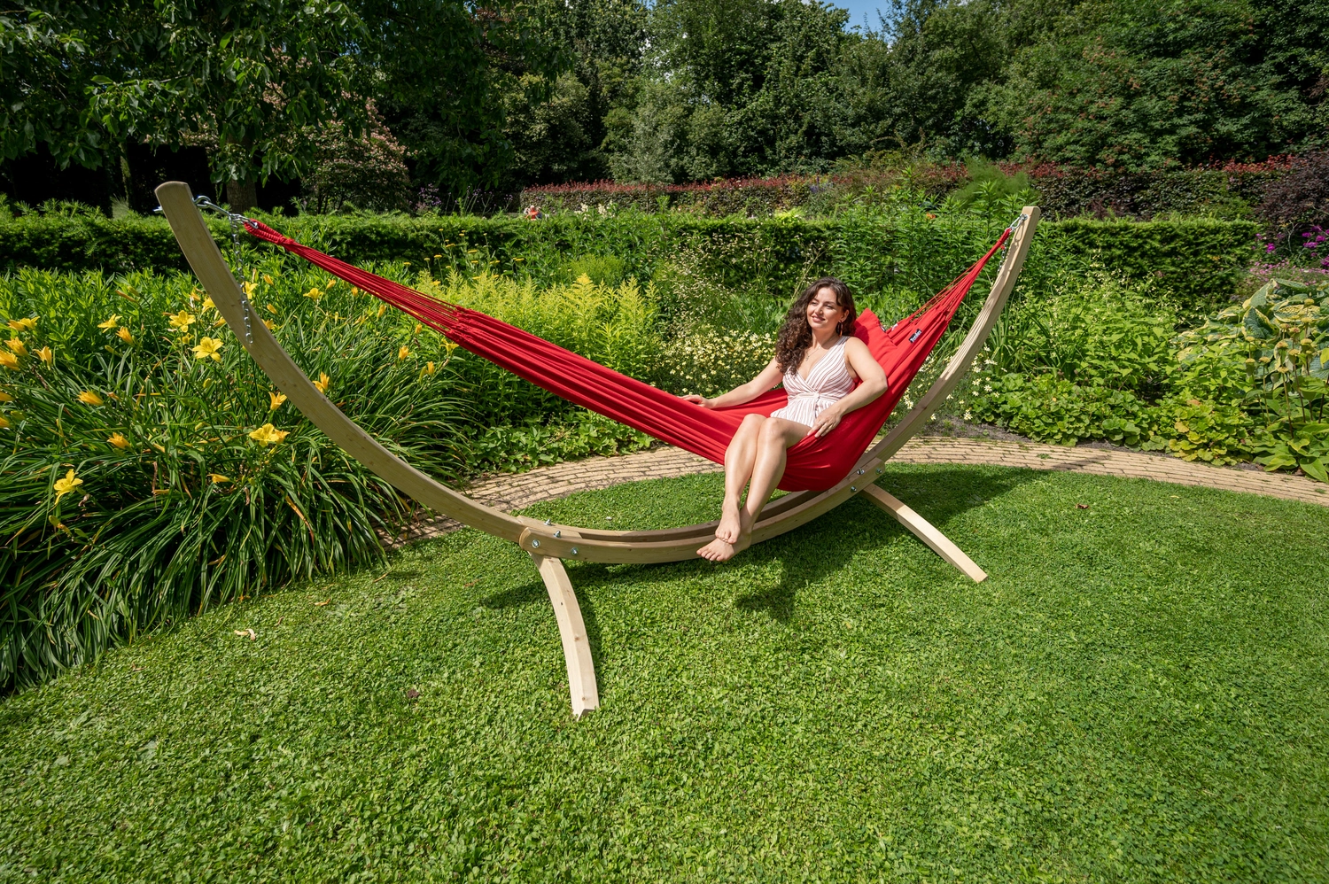 Hangmat Tropilex Single Plain Red 6 Hangmat Tropilex Single Plain Red - Afbeelding 4