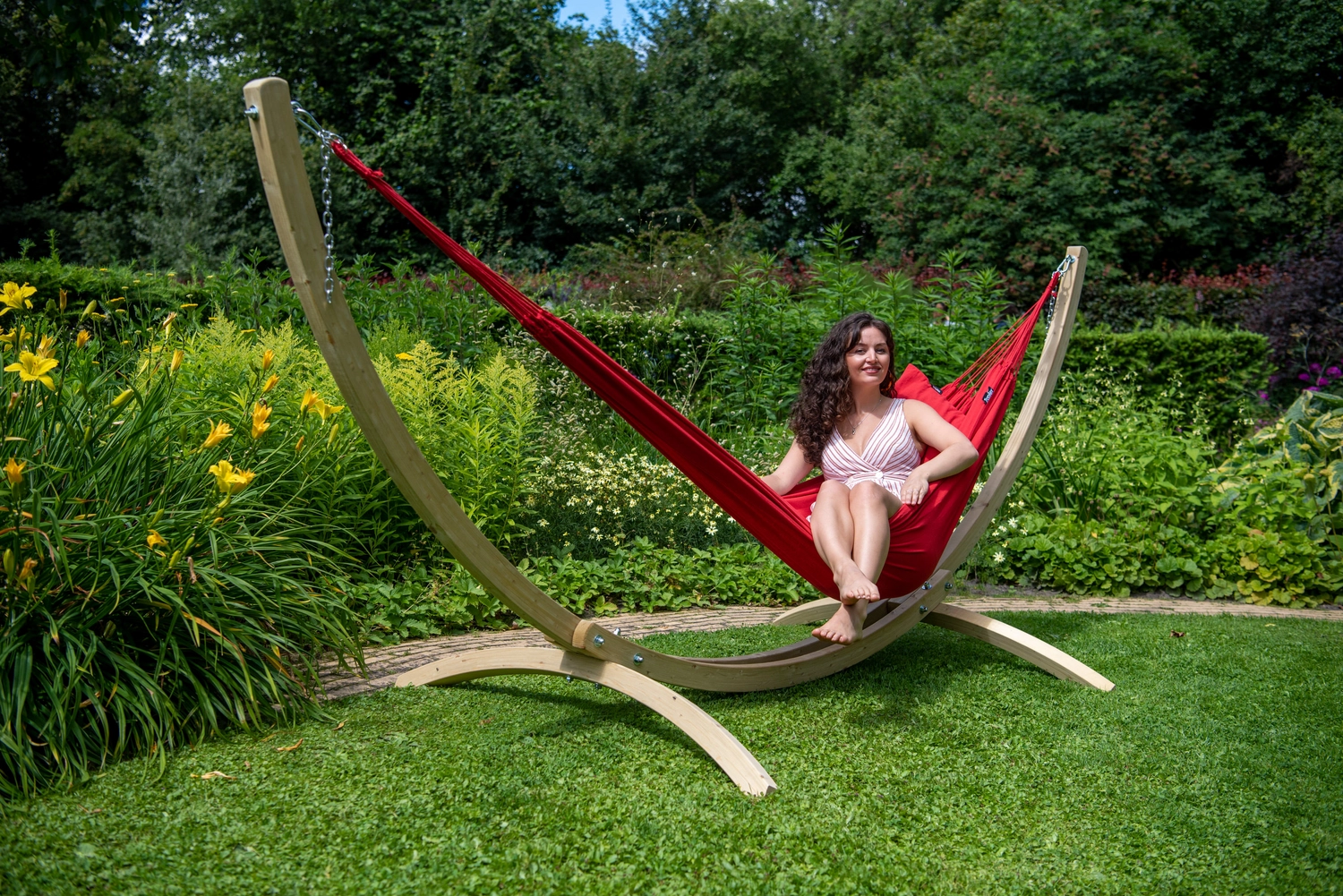 Hangmat Tropilex Single Plain Red 9 Hangmat Tropilex Single Plain Red - Afbeelding 7