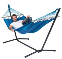 Hangmat Tropilex Single Relax Blue -MSR Winkel hammock relax blue 50