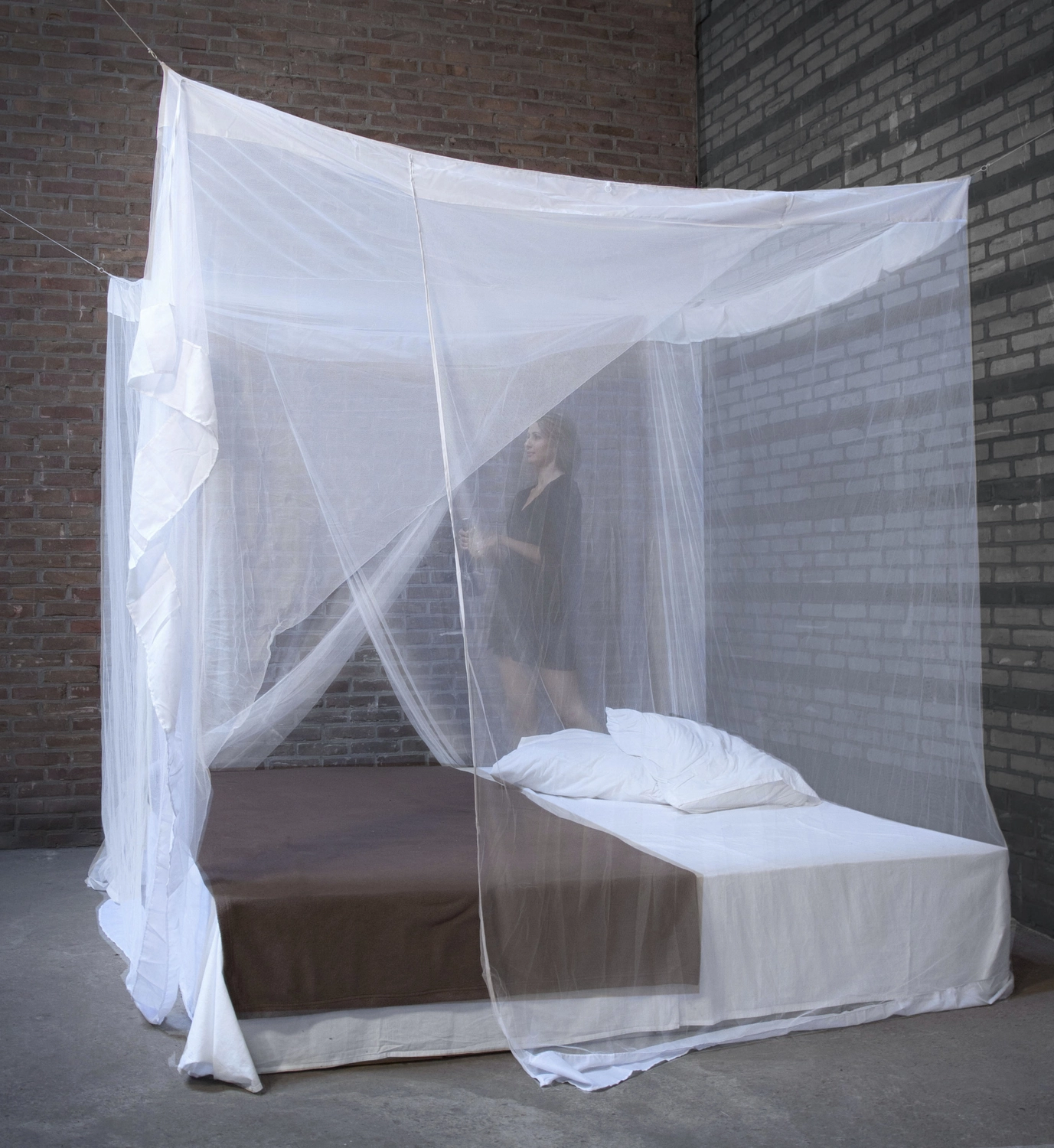 Klamboe Deconet Canopy KingSize 2-deurs 3 Klamboe Deconet Canopy KingSize 2-deurs