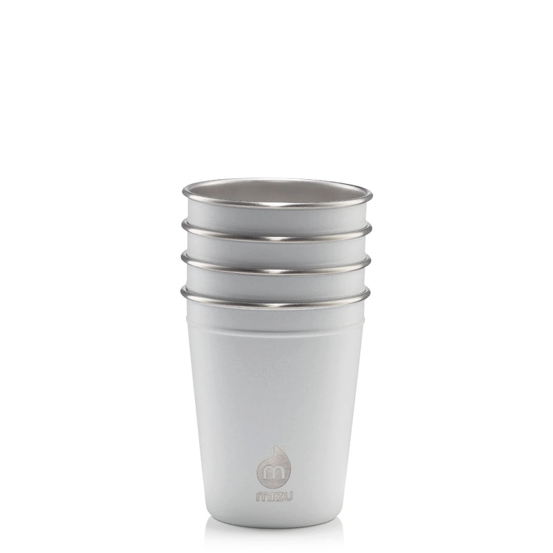 Reisbeker Mizu Party Cup White 300ml (4-Delig) 3 Reisbeker Mizu Party Cup White 300ml (4-Delig)