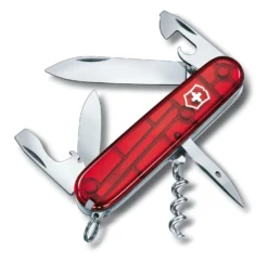 Zakmes Spartan Transparant Rood Victorinox